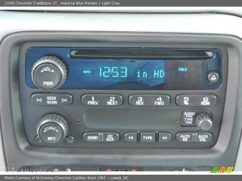 Imperial Blue Metallic / Light Gray 2008 Chevrolet TrailBlazer LT