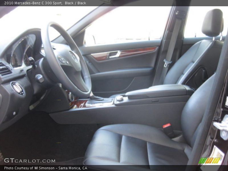 Black / Black 2010 Mercedes-Benz C 300 Sport
