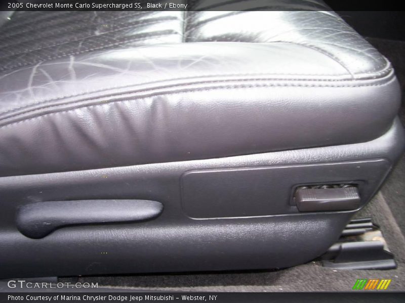 Black / Ebony 2005 Chevrolet Monte Carlo Supercharged SS