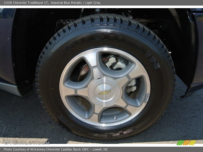 Imperial Blue Metallic / Light Gray 2008 Chevrolet TrailBlazer LT