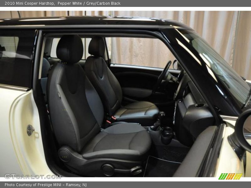 Pepper White / Grey/Carbon Black 2010 Mini Cooper Hardtop