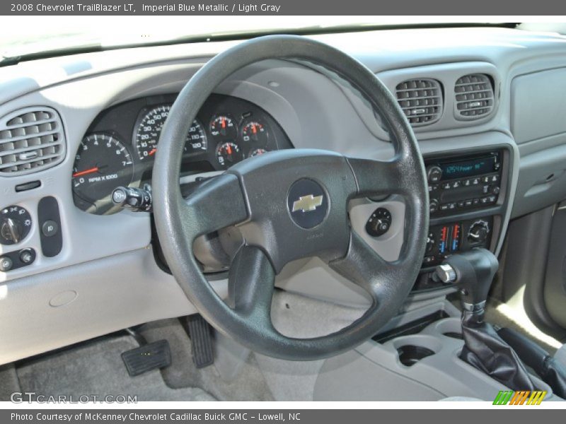 Imperial Blue Metallic / Light Gray 2008 Chevrolet TrailBlazer LT