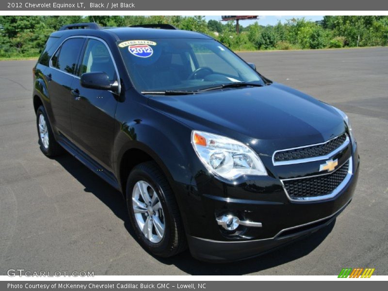 Black / Jet Black 2012 Chevrolet Equinox LT
