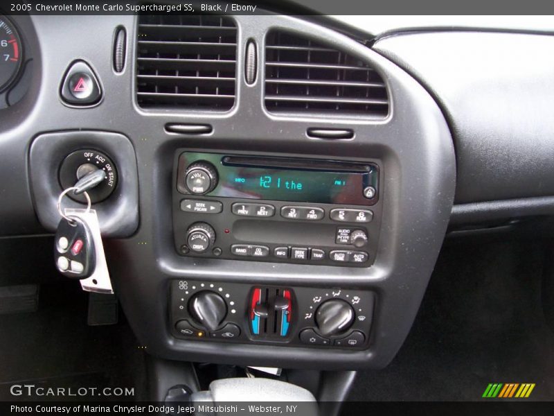 Black / Ebony 2005 Chevrolet Monte Carlo Supercharged SS