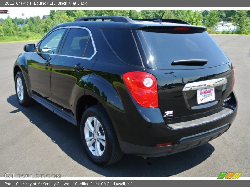 Black / Jet Black 2012 Chevrolet Equinox LT