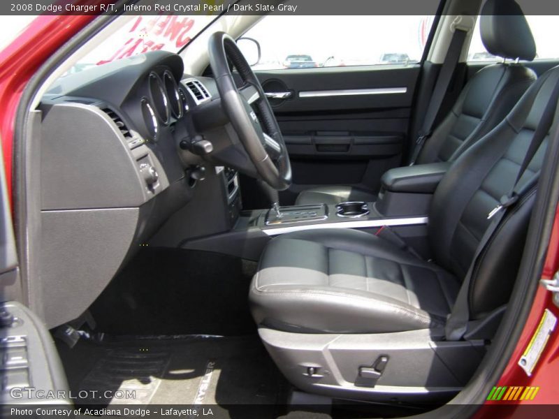 Inferno Red Crystal Pearl / Dark Slate Gray 2008 Dodge Charger R/T