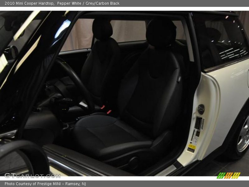 Pepper White / Grey/Carbon Black 2010 Mini Cooper Hardtop