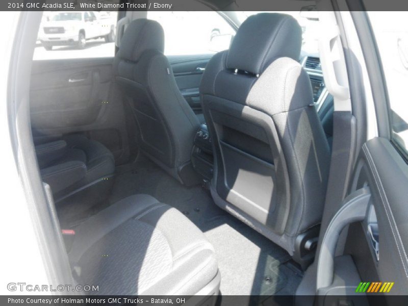 White Diamond Tricoat / Ebony 2014 GMC Acadia SLE