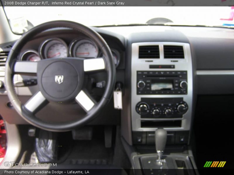 Inferno Red Crystal Pearl / Dark Slate Gray 2008 Dodge Charger R/T