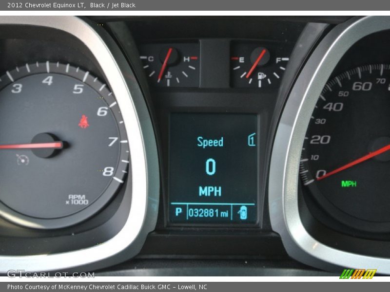 Black / Jet Black 2012 Chevrolet Equinox LT