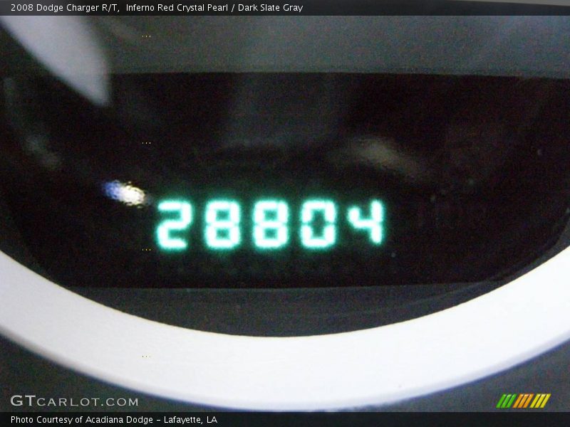 Inferno Red Crystal Pearl / Dark Slate Gray 2008 Dodge Charger R/T