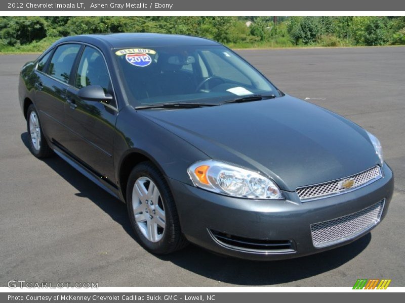 Ashen Gray Metallic / Ebony 2012 Chevrolet Impala LT