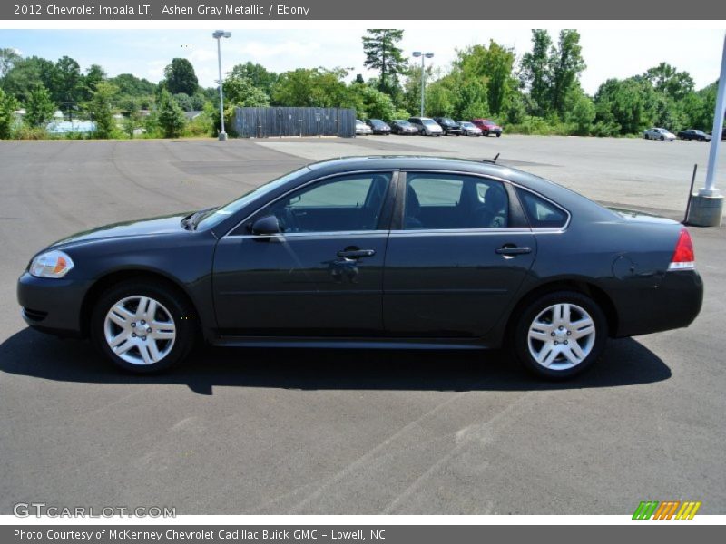 Ashen Gray Metallic / Ebony 2012 Chevrolet Impala LT