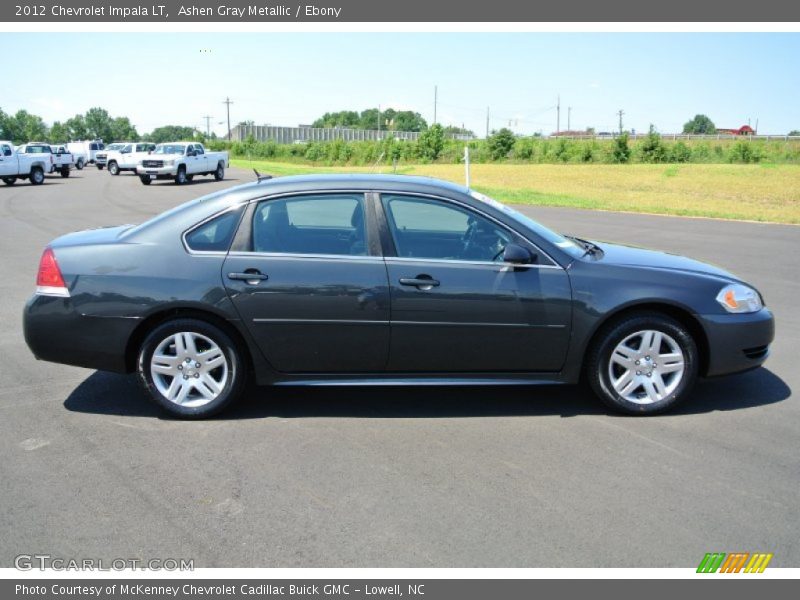 Ashen Gray Metallic / Ebony 2012 Chevrolet Impala LT