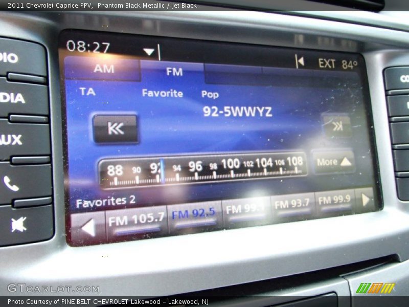 Phantom Black Metallic / Jet Black 2011 Chevrolet Caprice PPV