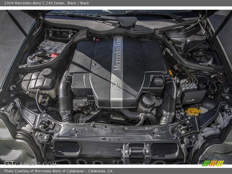 Black / Black 2004 Mercedes-Benz C 240 Sedan