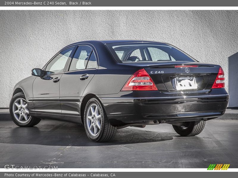 Black / Black 2004 Mercedes-Benz C 240 Sedan