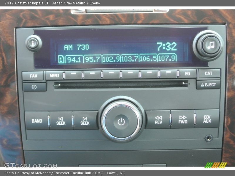 Ashen Gray Metallic / Ebony 2012 Chevrolet Impala LT