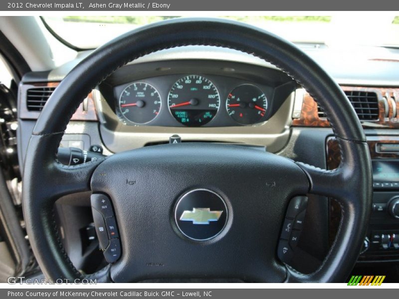 Ashen Gray Metallic / Ebony 2012 Chevrolet Impala LT