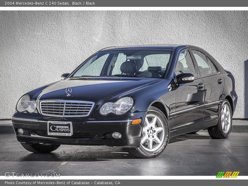 Black / Black 2004 Mercedes-Benz C 240 Sedan