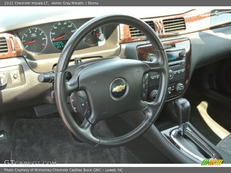 Ashen Gray Metallic / Ebony 2012 Chevrolet Impala LT