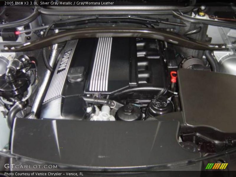 Silver Gray Metallic / Gray Montana Leather 2005 BMW X3 3.0i