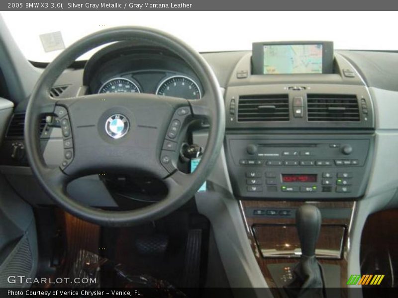 Silver Gray Metallic / Gray Montana Leather 2005 BMW X3 3.0i