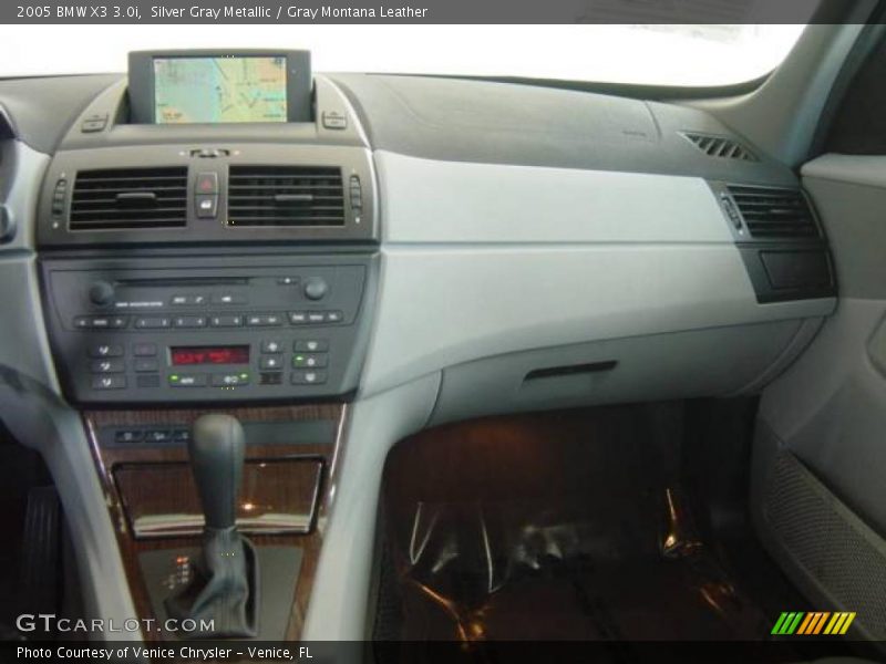 Silver Gray Metallic / Gray Montana Leather 2005 BMW X3 3.0i