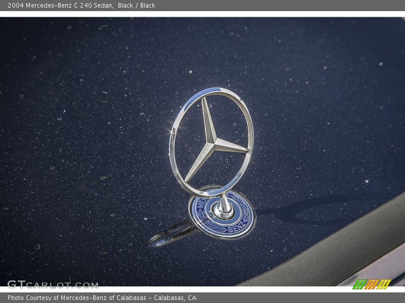 Black / Black 2004 Mercedes-Benz C 240 Sedan