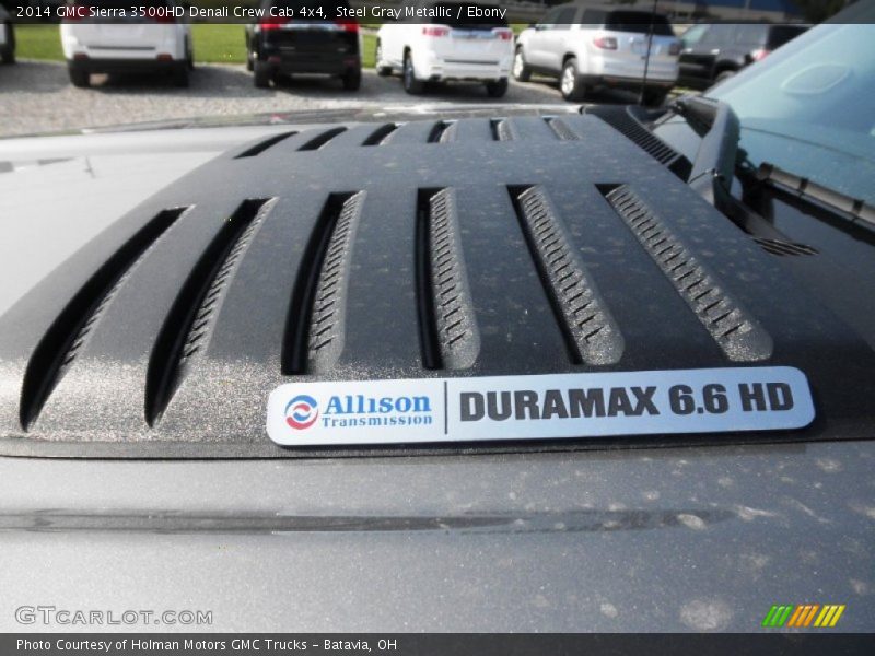 Steel Gray Metallic / Ebony 2014 GMC Sierra 3500HD Denali Crew Cab 4x4
