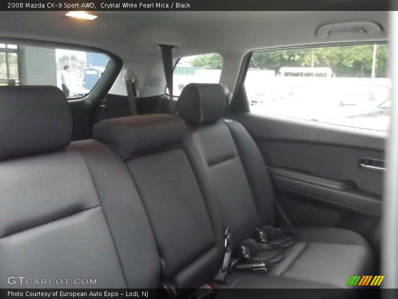 Crystal White Pearl Mica / Black 2008 Mazda CX-9 Sport AWD