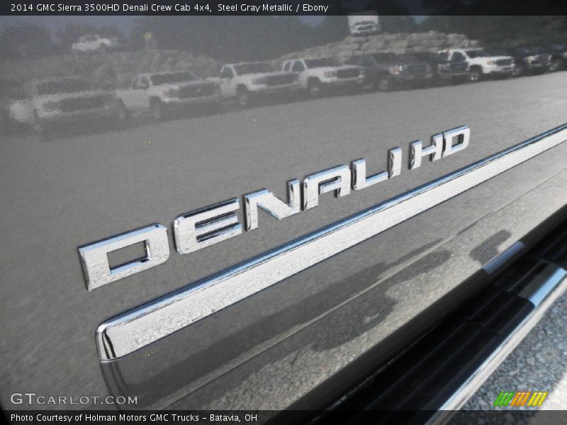 Steel Gray Metallic / Ebony 2014 GMC Sierra 3500HD Denali Crew Cab 4x4