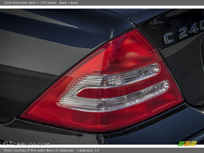 Black / Black 2004 Mercedes-Benz C 240 Sedan