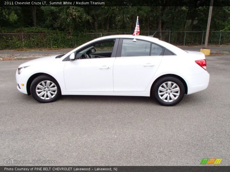 Summit White / Medium Titanium 2011 Chevrolet Cruze LT