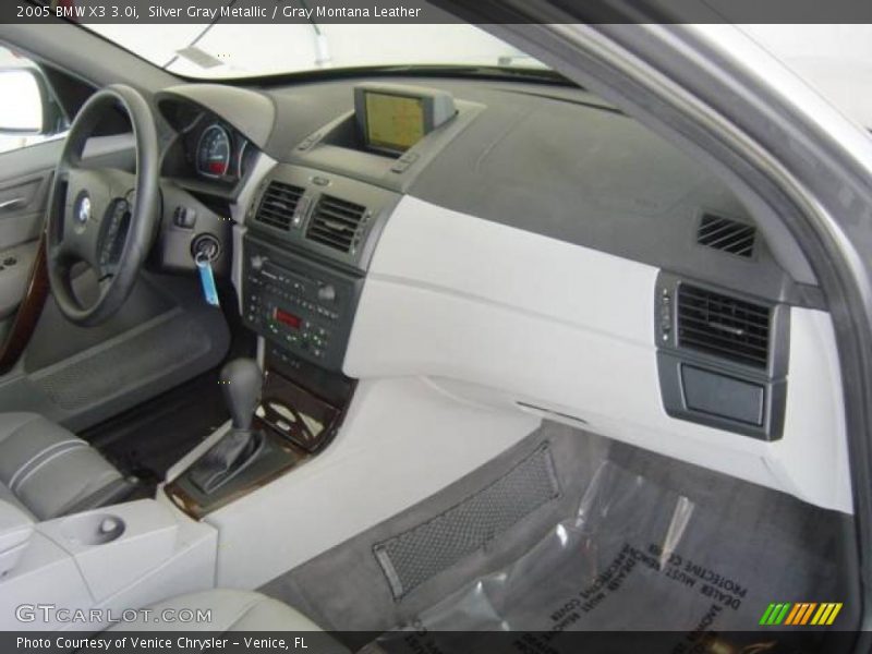 Silver Gray Metallic / Gray Montana Leather 2005 BMW X3 3.0i