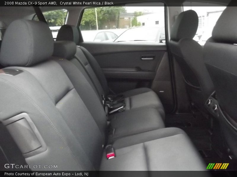 Crystal White Pearl Mica / Black 2008 Mazda CX-9 Sport AWD