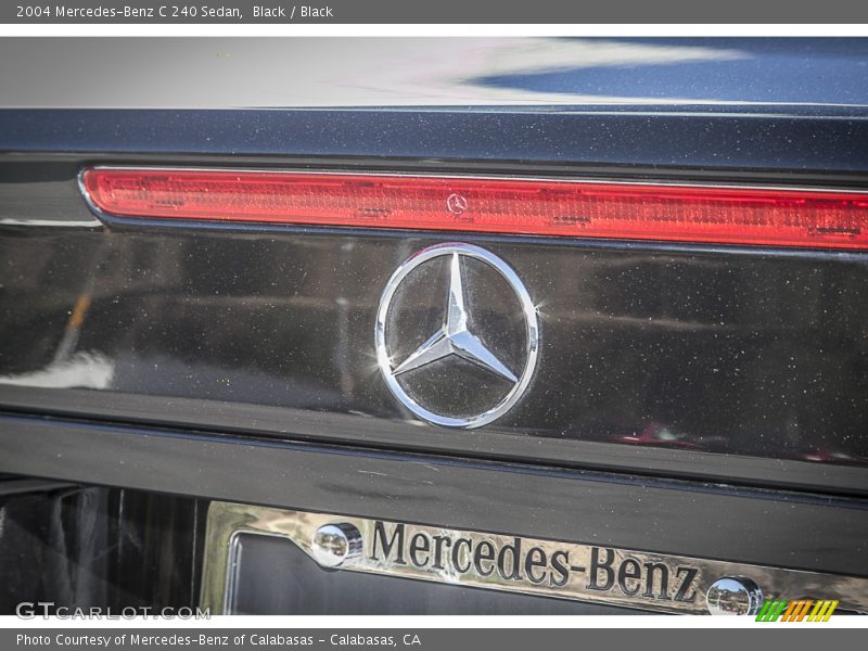 Black / Black 2004 Mercedes-Benz C 240 Sedan
