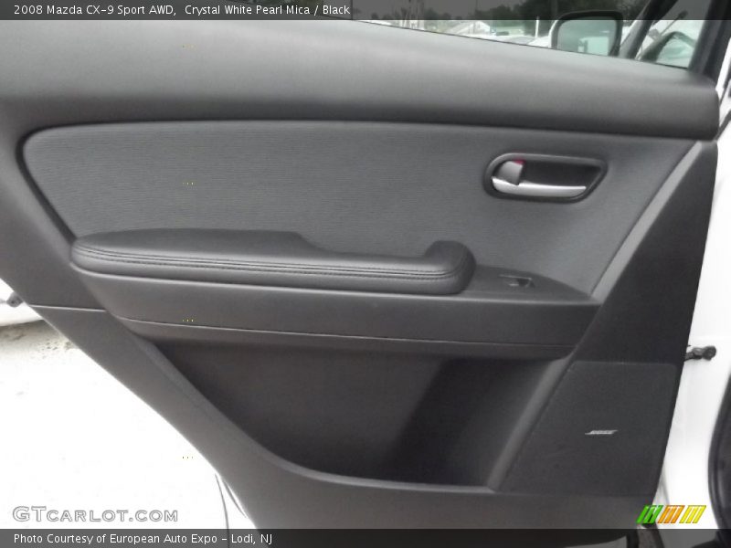 Crystal White Pearl Mica / Black 2008 Mazda CX-9 Sport AWD