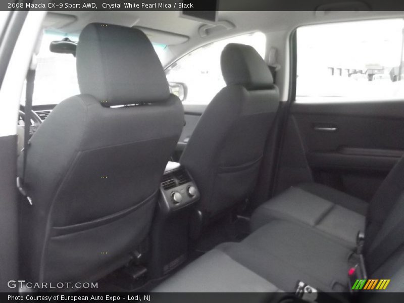 Crystal White Pearl Mica / Black 2008 Mazda CX-9 Sport AWD