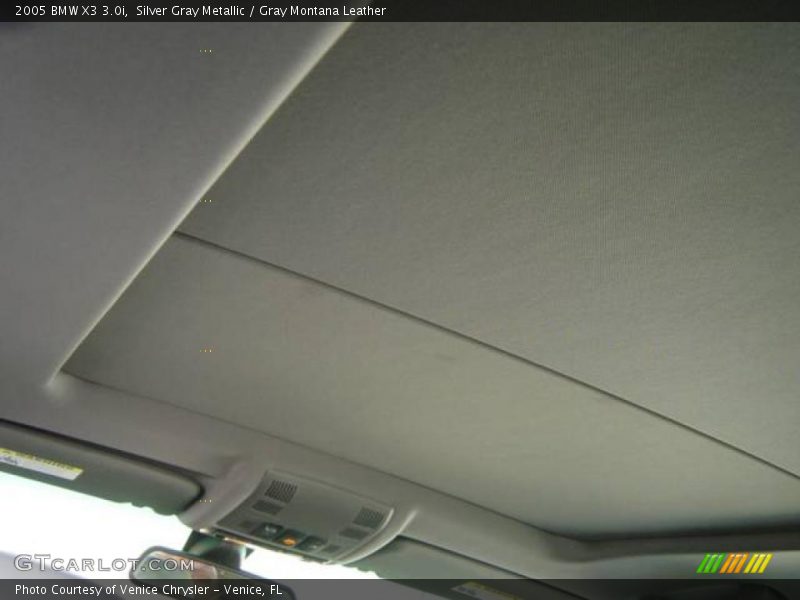 Silver Gray Metallic / Gray Montana Leather 2005 BMW X3 3.0i