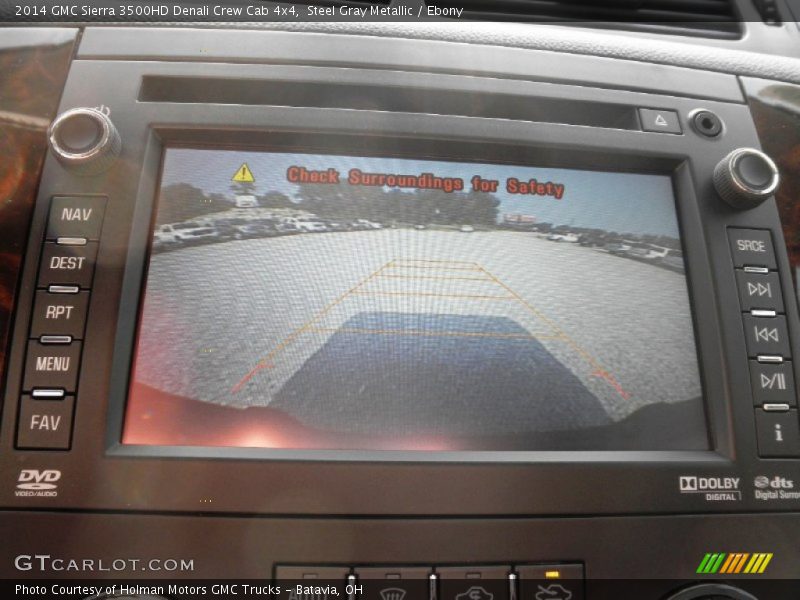 Steel Gray Metallic / Ebony 2014 GMC Sierra 3500HD Denali Crew Cab 4x4