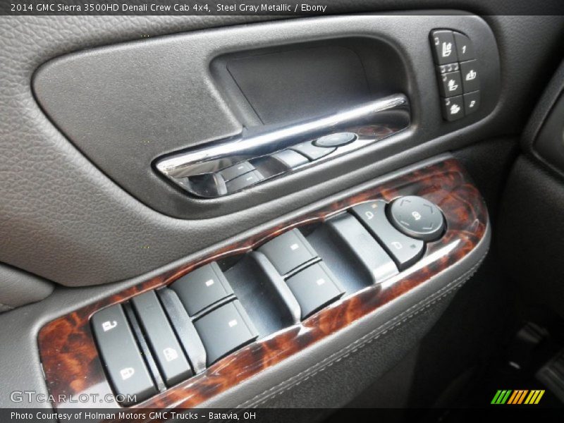 Steel Gray Metallic / Ebony 2014 GMC Sierra 3500HD Denali Crew Cab 4x4