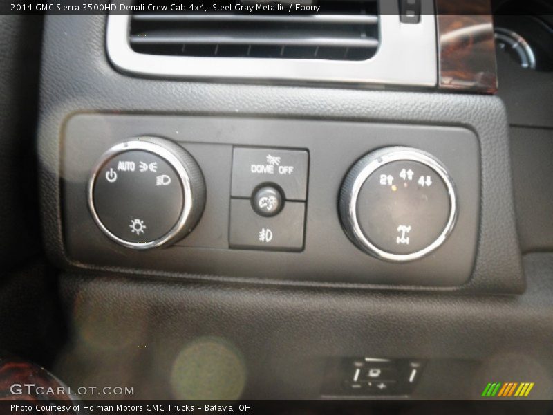 Steel Gray Metallic / Ebony 2014 GMC Sierra 3500HD Denali Crew Cab 4x4