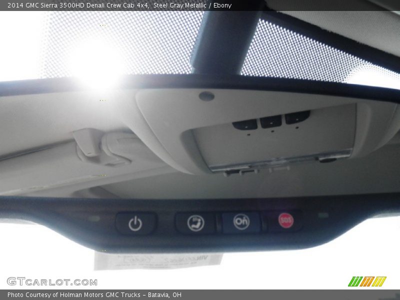 Steel Gray Metallic / Ebony 2014 GMC Sierra 3500HD Denali Crew Cab 4x4