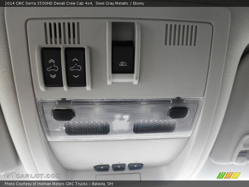 Steel Gray Metallic / Ebony 2014 GMC Sierra 3500HD Denali Crew Cab 4x4
