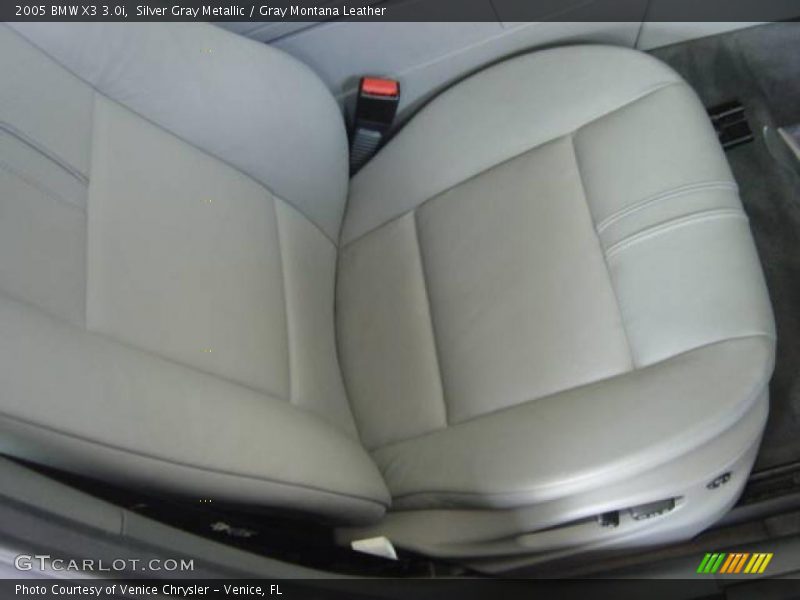 Silver Gray Metallic / Gray Montana Leather 2005 BMW X3 3.0i
