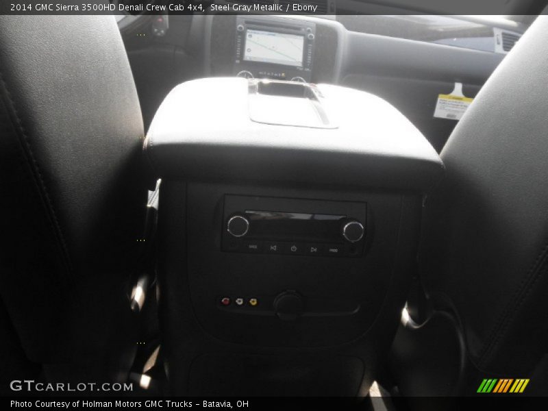 Steel Gray Metallic / Ebony 2014 GMC Sierra 3500HD Denali Crew Cab 4x4