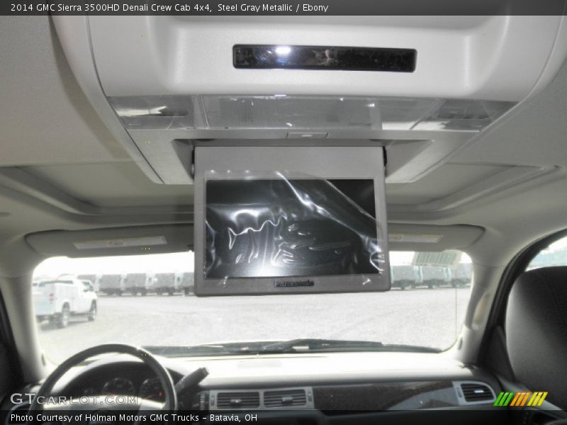 Steel Gray Metallic / Ebony 2014 GMC Sierra 3500HD Denali Crew Cab 4x4