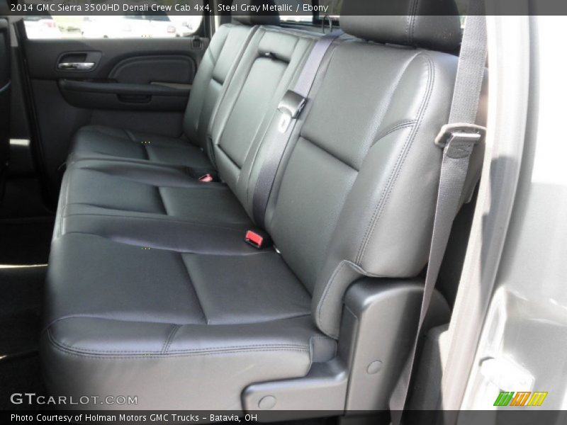 Steel Gray Metallic / Ebony 2014 GMC Sierra 3500HD Denali Crew Cab 4x4