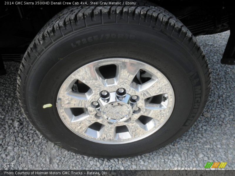 Steel Gray Metallic / Ebony 2014 GMC Sierra 3500HD Denali Crew Cab 4x4